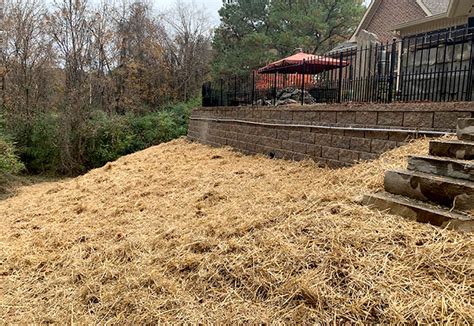 Easy Seeding and Erosion Control With Hay .